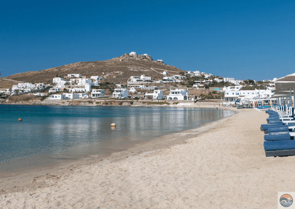 Mykonos Ornos Beach, Greece