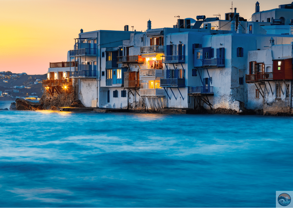 Beach in Mykonos, Greece