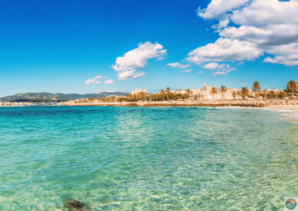 Beach in Palma, Mallorca 