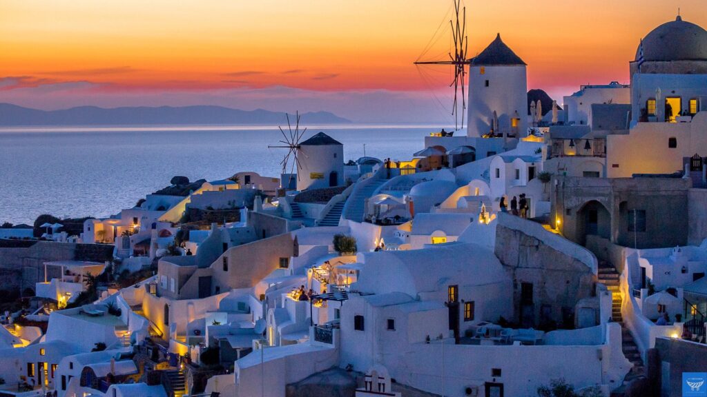 Sunsets at Oia, Santorini