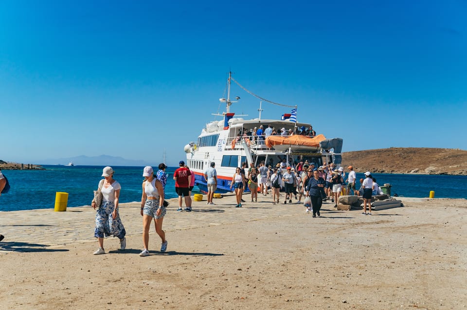 Explore Ancient Delos: Mykonos Town Guided Day Trip