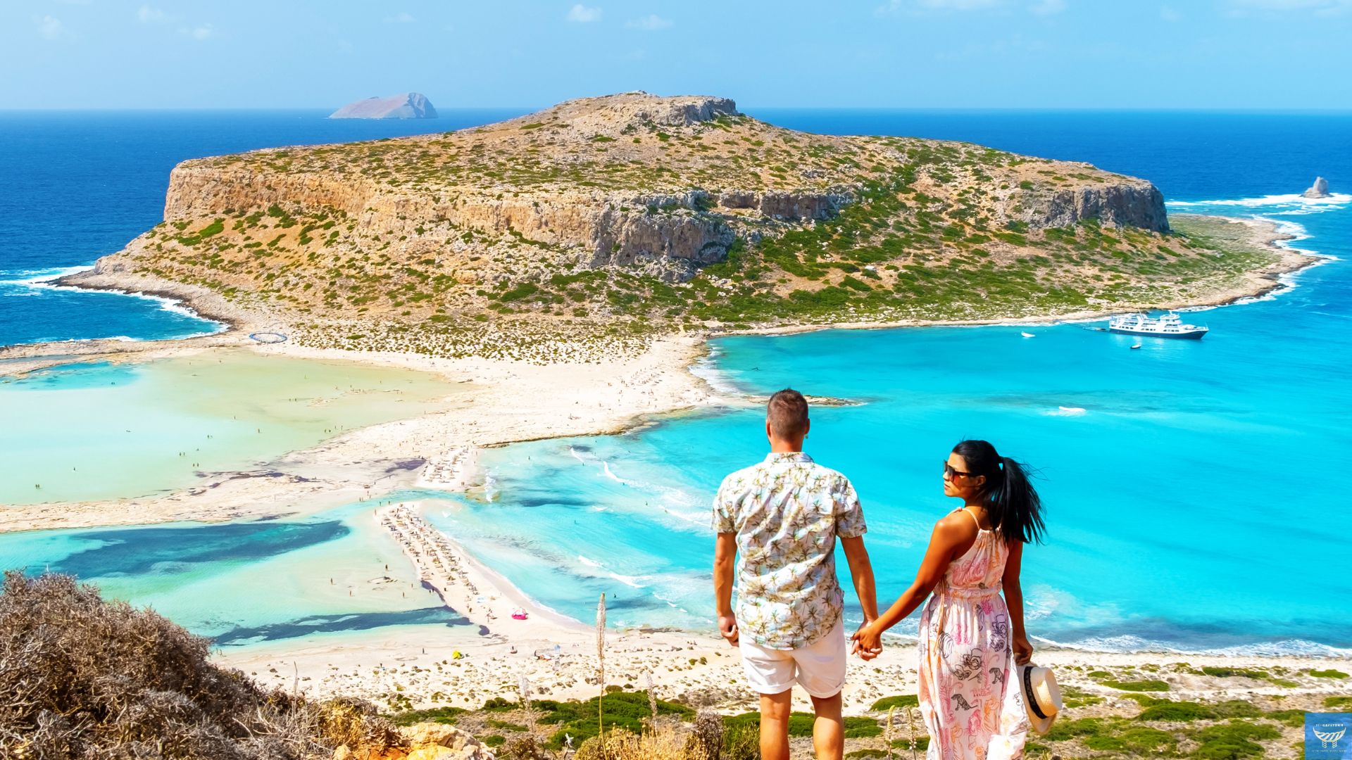 Romantic Getaway in Crete Greece, Balos Lagoon on Crete Island, Greece