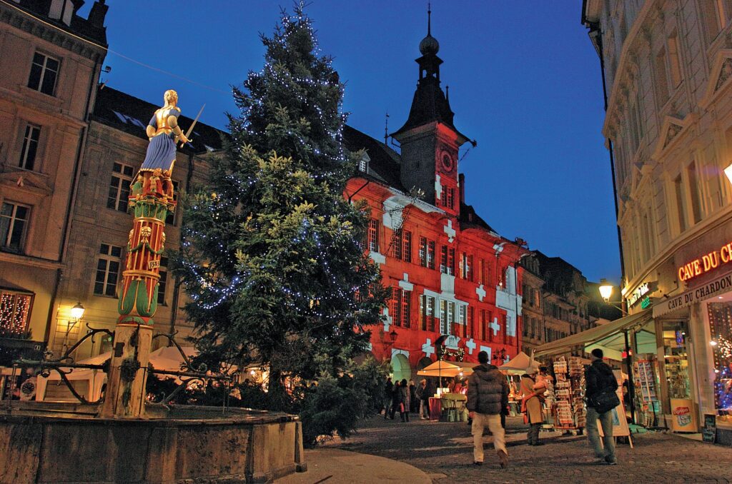 Lausanne Christmas Market Iliketravelguide